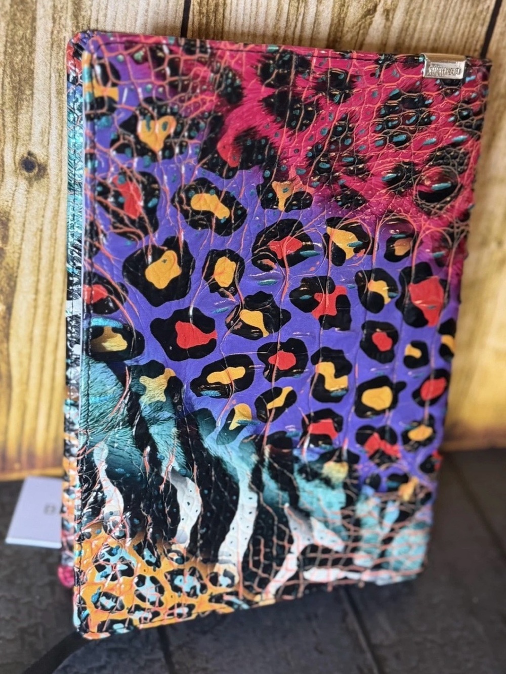 NWT Brahmin Journal Stampede ANIMAL PRINT HTF